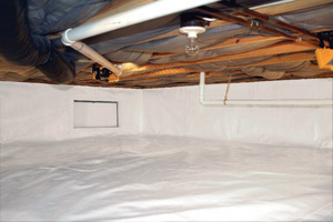 Crawl Space Repair After in Utica