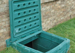 lockable crawl space access door installed in Rome