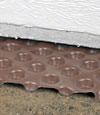 crawl space insulation installed in Jamesville over our extra large drainage matting