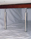 a crawl space repaired with crawl space jack posts and a crawl space liner for a home in Manlius