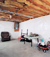 CleanSpace® basement wall vapor barrier installed in Jamesville