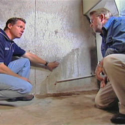 creating a basement waterproofing system with contractors in Clinton